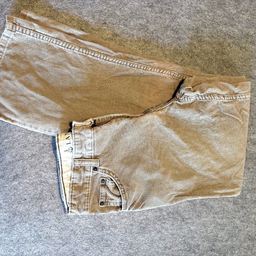 Land's End grey corduroy pants